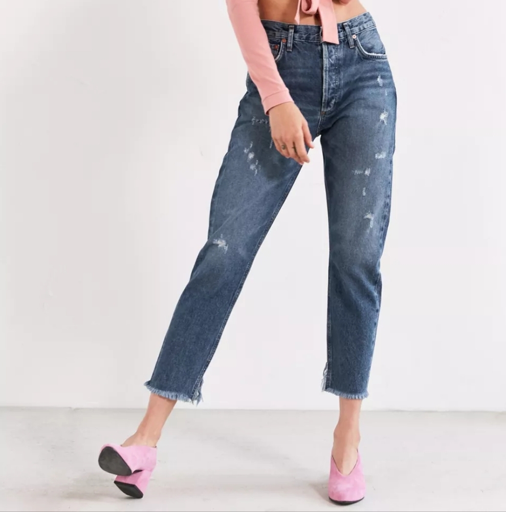 AGOLDE Jamie High Rise Classic Jean - Size 23 - Lowdown